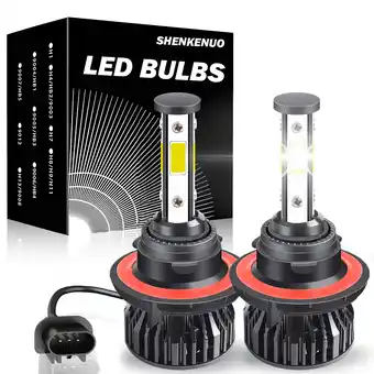 Walmart For Jeep Renegade 2015 2016 2017 2018 2019 2020 LED Headlight Bulbs H13 9008 High and Low Beam 2pcs offer