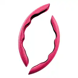 Walmart JilgTeok 2Pc Gm Non-Slip Plush Warmth Steering Wheel Cover for Home, Party,Travel offer
