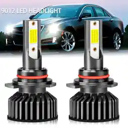 Walmart WVKVII 9012 HIR2 LED Headlight Kit Bulb High Low Beam White 6000K Super Bright offer