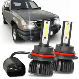 Walmart For Ford Explorer 1991-1999 2000 2001 LED Headlight Bulbs 9007 HB5 High and Low Beam 2pack offer