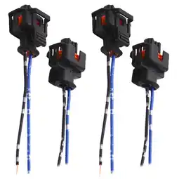 Walmart 4Pcs Professional Adapter Slot Fuel Injector Connector Plug for Car Use offer