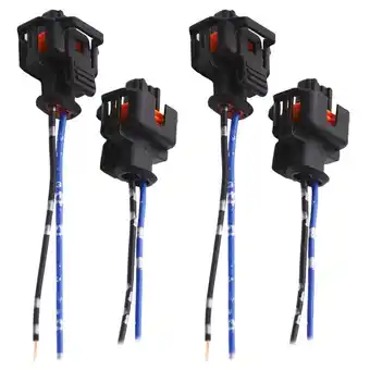 Walmart 4Pcs Professional Adapter Slot Fuel Injector Connector Plug for Car Use offer