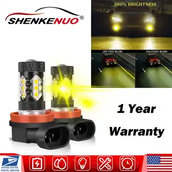 Walmart For ACURA TL 2007 2008 2009 2010 2011-2014 - 2X 3000K Yellow LED Fog Light Bulbs offer