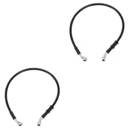 Walmart 2 Pcs Motorcycle Motorcycles Black Brake Line Motorbike Wire Hydraulic Hose Electric Car offer