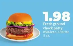 Hy-Vee Fresh ground chuck patty offer