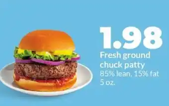 Hy-Vee Fresh ground chuck patty offer