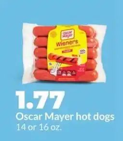 Hy-Vee Oscar Mayer Hot Dogs offer