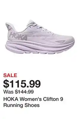 Dick's Sporting Goods HOKA Women's Clifton 9 Running Shoes offer