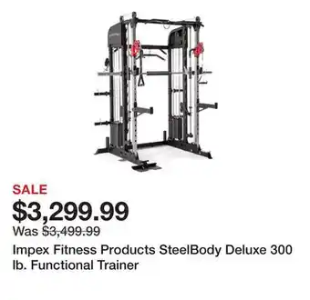 Dick's Sporting Goods Impex Fitness Products SteelBody Deluxe 300 lb. Functional Trainer offer