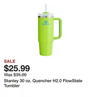Dick's Sporting Goods Stanley 30 oz. Quencher H2.0 FlowState Tumbler offer
