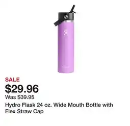 Dick's Sporting Goods Hydro Flask 24 oz. Wide Mouth Bottle with Flex Straw Cap offer