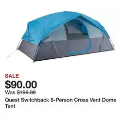 Dick's Sporting Goods Quest Switchback 8-Person Cross Vent Dome Tent offer