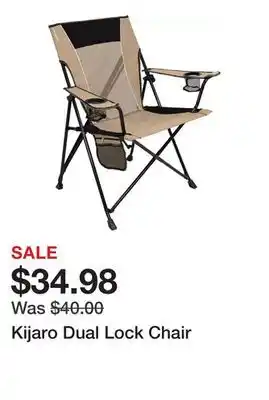 Dick's Sporting Goods Kijaro Dual Lock Chair offer