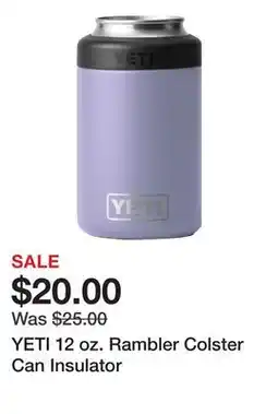 Dick's Sporting Goods YETI 12 oz. Rambler Colster Can Insulator offer