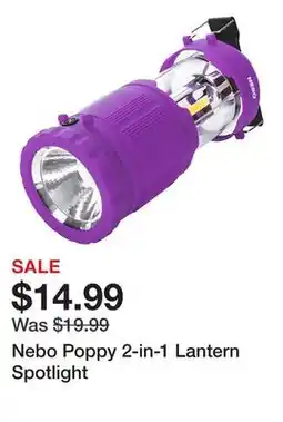 Dick's Sporting Goods Nebo Poppy 2-in-1 Lantern Spotlight offer