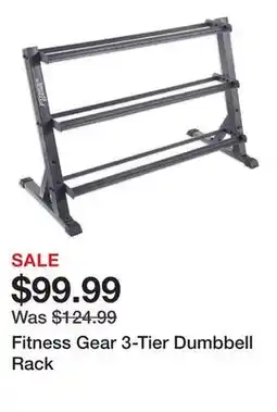 Dick's Sporting Goods Fitness Gear 3-Tier Dumbbell Rack offer