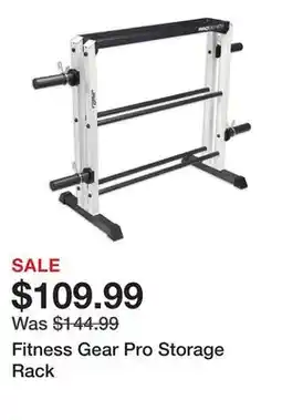 Dick's Sporting Goods Fitness Gear Pro Storage Rack offer