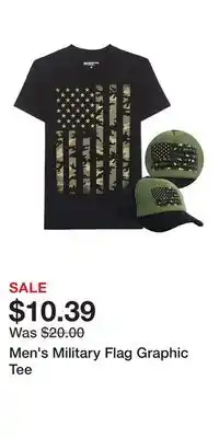 Kohl's Men's Military Flag Graphic Tee offer