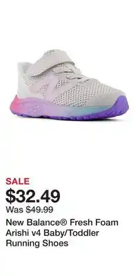 Kohl's New Balance Fresh Foam Arishi v4 Baby/Toddler Running Shoes offer