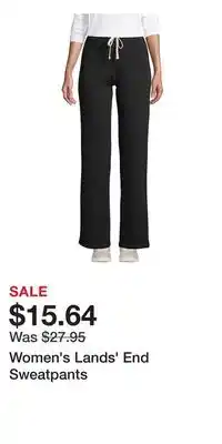 Kohl's Women's Lands' End Sweatpants offer