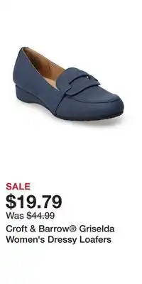 Kohl's Croft & Barrow Griselda Women's Dressy Loafers offer