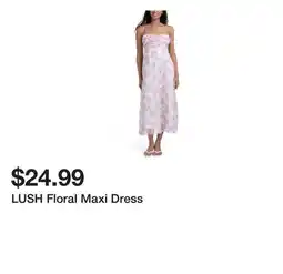 Marshalls LUSH Floral Maxi Dress offer