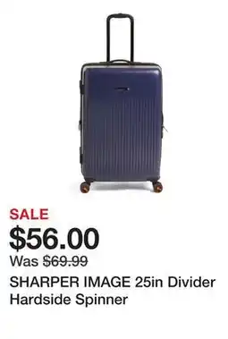 Marshalls SHARPER IMAGE 25in Divider Hardside Spinner offer