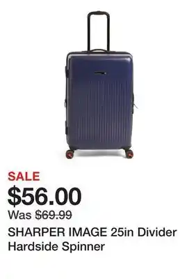 Marshalls SHARPER IMAGE 25in Divider Hardside Spinner offer