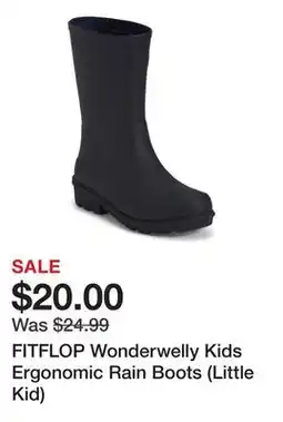 Marshalls FITFLOP Wonderwelly Kids Ergonomic Rain Boots (Little Kid) offer