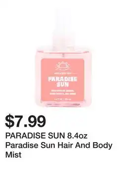 Marshalls PARADISE SUN 8.4oz Paradise Sun Hair And Body Mist offer