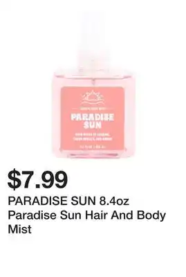 Marshalls PARADISE SUN 8.4oz Paradise Sun Hair And Body Mist offer