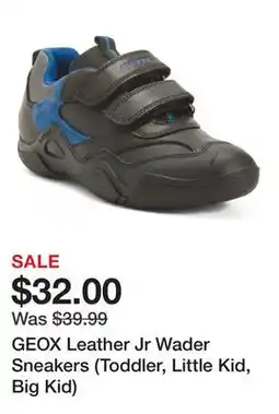 Marshalls GEOX Leather Jr Wader Sneakers (Toddler, Little Kid, Big Kid) offer