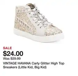 Marshalls VINTAGE HAVANA Carly Glitter High Top Sneakers (Little Kid, Big Kid) offer
