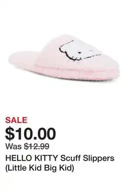 Marshalls HELLO KITTY Scuff Slippers (Little Kid Big Kid) offer