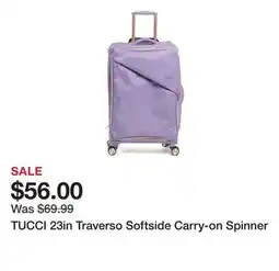 Marshalls TUCCI 23in Traverso Softside Carry-on Spinner offer