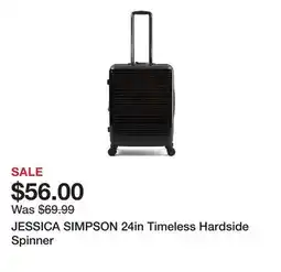Marshalls JESSICA SIMPSON 24in Timeless Hardside Spinner offer