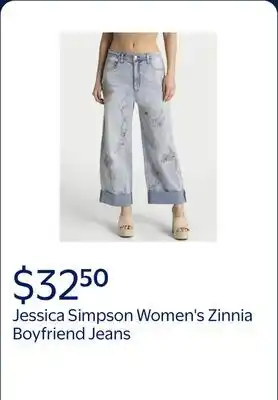 Walmart Jessica Simpson Women's Zinnia Boyfriend Jeans, 25 Inseam offer