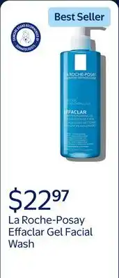 Walmart La Roche-Posay Effaclar Gel Facial Wash for Oil Skin offer