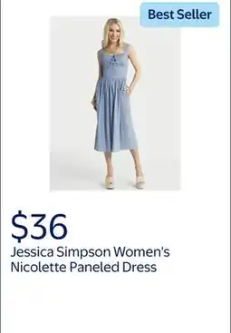 Walmart Jessica Simpson Women's Nicolette Paneled Dress offer