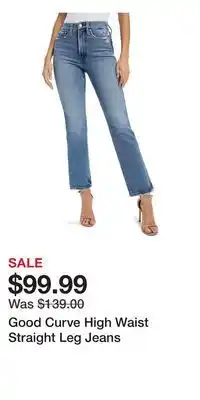 Nordstrom Good Curve High Waist Straight Leg Jeans offer