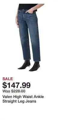 Nordstrom Valen High Waist Ankle Straight Leg Jeans offer
