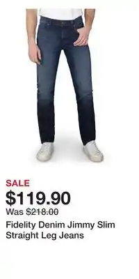Nordstrom Fidelity Denim Jimmy Slim Straight Leg Jeans offer