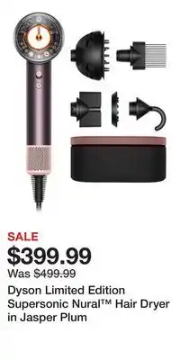 Nordstrom Dyson Limited Edition Supersonic Nural Hair Dryer in Jasper Plum offer