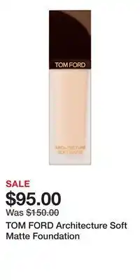 Nordstrom TOM FORD Architecture Soft Matte Foundation offer