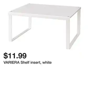 Ikea VARIERA Shelf insert, white offer