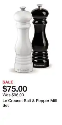 Nordstrom Le Creuset Salt & Pepper Mill Set offer