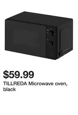 Ikea TILLREDA Microwave oven, black offer