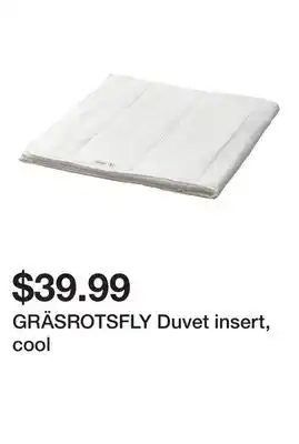 Ikea GRÄSROTSFLY Duvet insert, cool offer