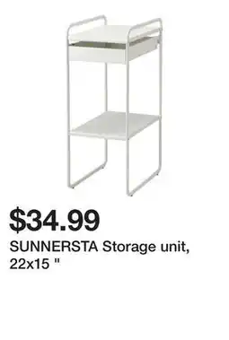 Ikea SUNNERSTA Storage unit, 22x15 offer