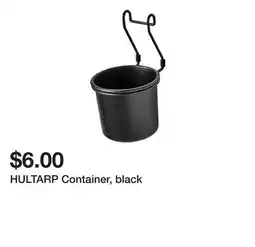 Ikea HULTARP Container, black offer